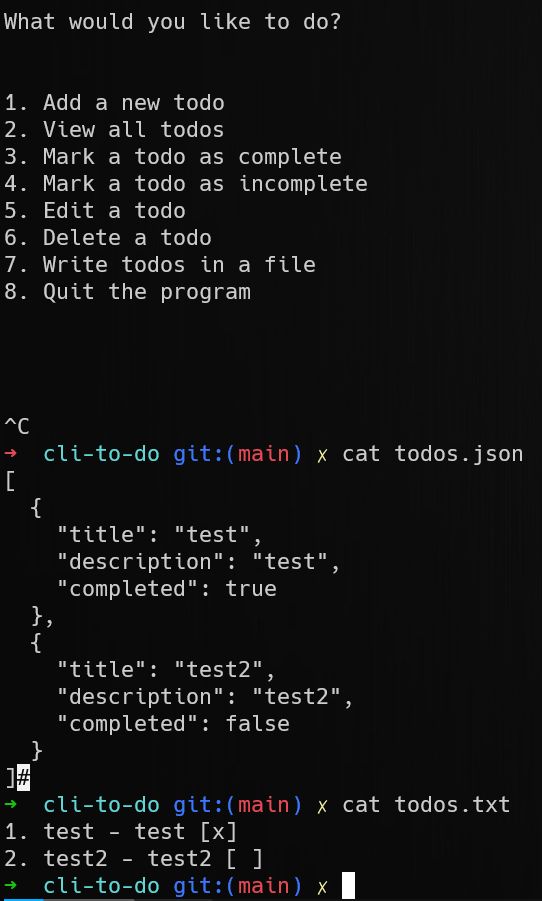 Rust-CLI